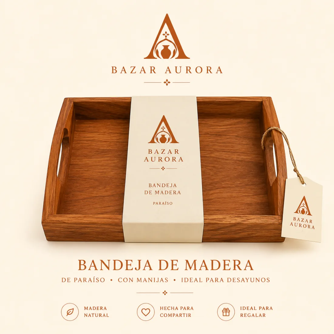 Bandeja de madera