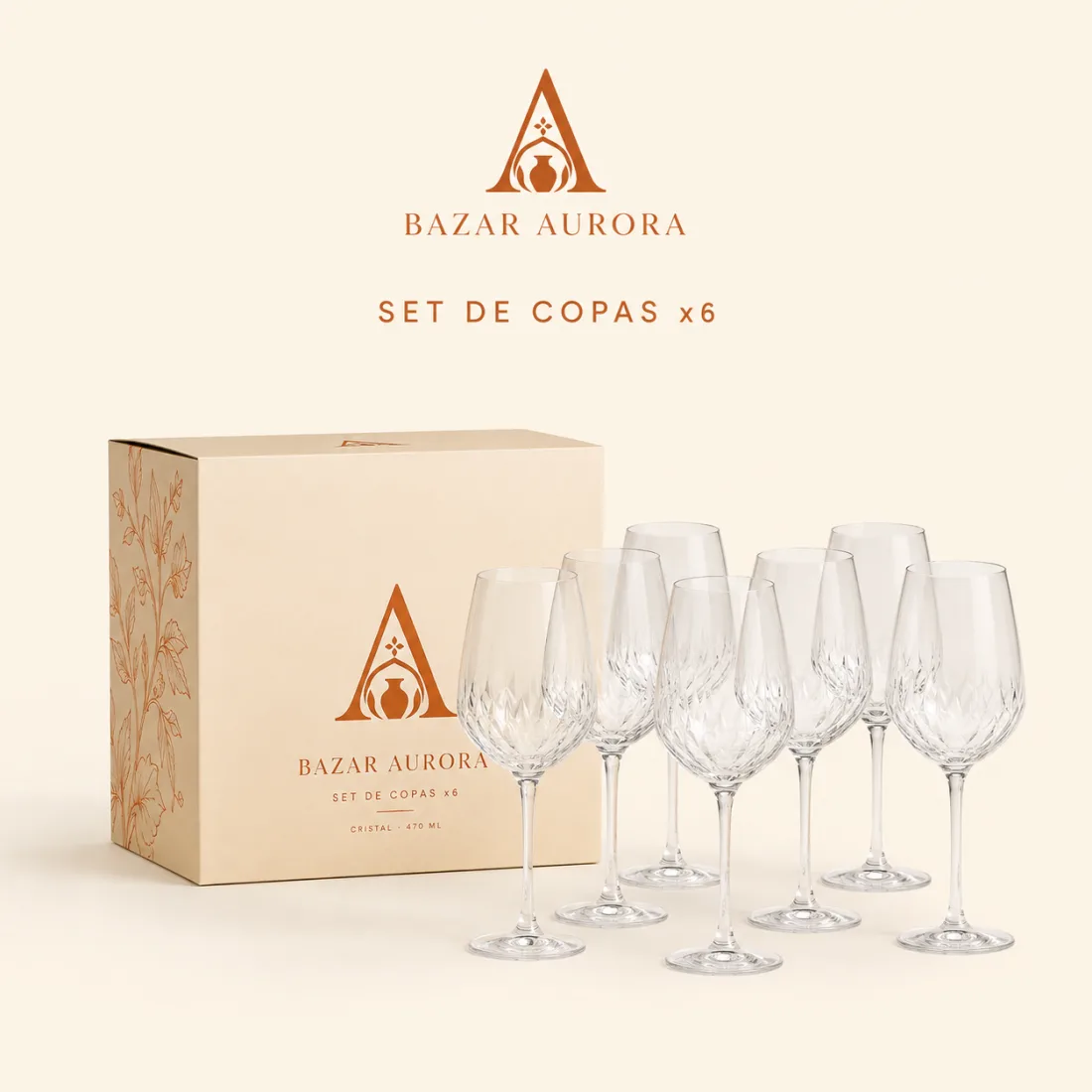 Set de copas x6